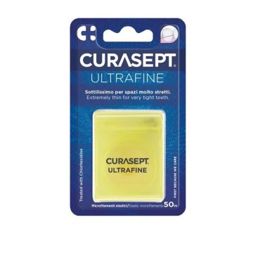 Curasept Ultrafine ултратънък конец за зъби х50 метра