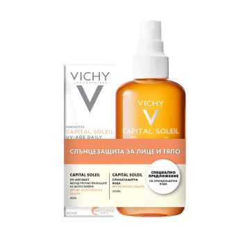Vichy Capital Soleil Комплект Слънцезащита за лице и тяло