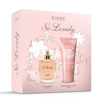 Elode So Lovely Комплект за жени Парфюм и лосион
