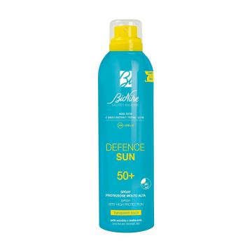 Bionike Defence Sun Слънцезащитен спрей 360° с много висока защита SPF50+ за чувствителна и нетолерантна кожа x200 мл