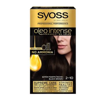 Syoss Oleo Intense Трайна Крем Боя за Коса без Амоняк 2-10 Черно-Кафяв
