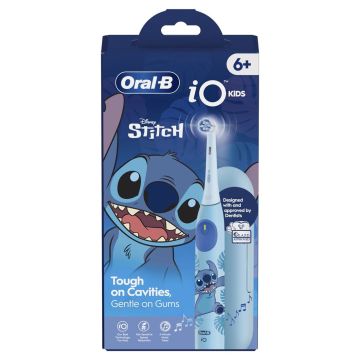 Oral-B iO Kids Stitch 6+ Електрическа четка за зъби за деца над 6 години, с калъф за пътуване х1 брой