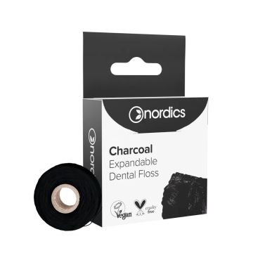 Nordics Charcoal Конец за зъби набъбващ с активен въглен x30 м