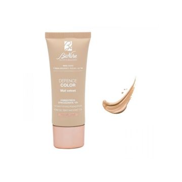Bionike Defence Color Mat Velvet Матиращ фон дьо тен за лице SPF15 за чувствителна и нетолерантна кожа х30 мл, 403 Vral Sable