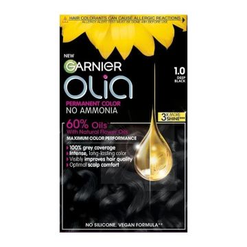 Garnier Olia Безамонячна боя за коса,1.0 Deep Black