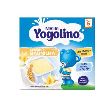 Nestle Yogolino Грис ванилия млечен десерт за деца над 6 месеца 4x100 грама