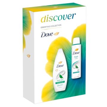 Dove Промо комплект Discover Fresh Care Душ гел и Део спрей