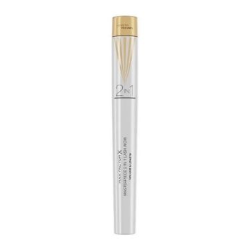 Max Factor Masterpiece 2 in 1 Lash WOW Volume & Length Спирала за мигли x7 мл, Black Brown