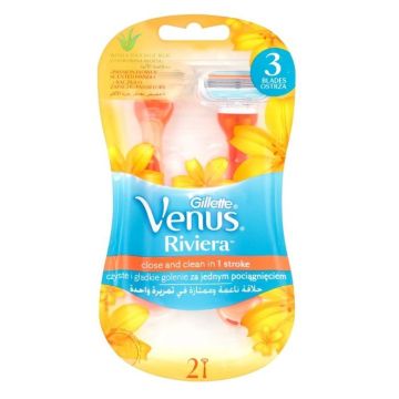 Gillette Venus Riviera Дамска самобръсначка х2 бр