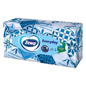 Zewa Everyday Хартиени кърпички в кутия x100 броя