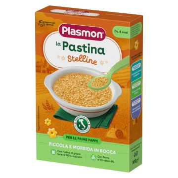 Plasmon Бебешка паста Stelline 6+месеца x300 грама