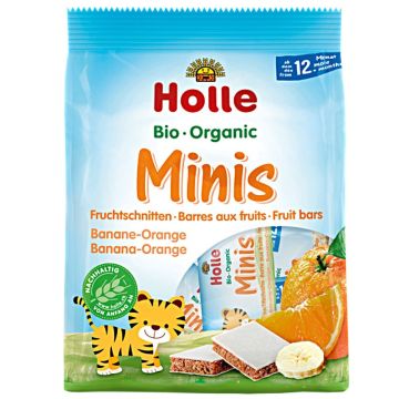 Holle Био Плодов десерт банан и портокал от 12 месечна възраст x100 грама