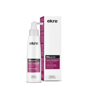 Ekre Life Pure Ребалансиращ лосион за коса против пърхот и мазен скалп x150 мл