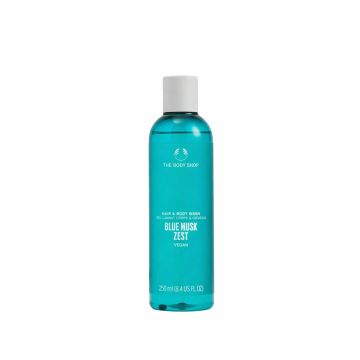 The Body Shop Blue Musk Zest Душ гел и шампоан за коса и тяло х250 мл