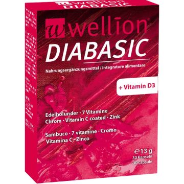 Diabasic за диабетици х30 капсули Wellion