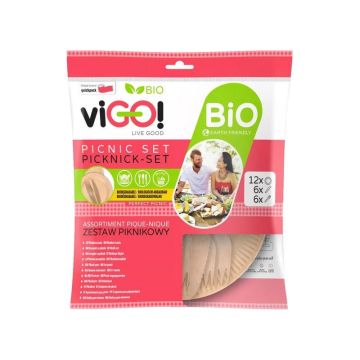 viGo! Комплект за пикник BIO 24 елемента