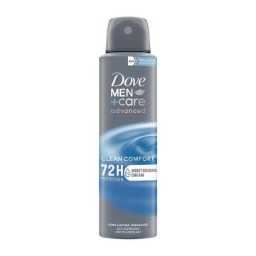 Dove Men+ Care Advanced Clean Comfort Дезодорант против изпотяване за мъже x150 мл