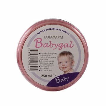 Babygal Крем за бебета и деца с хипоалергичен ланолин и витамини x250 мл