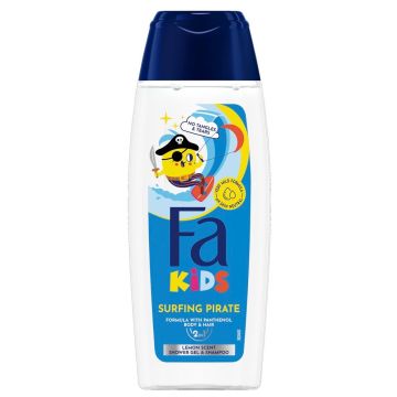 Fa Kids Surfing Pirate Почистващ детски шампоан и душ-гел х250 мл