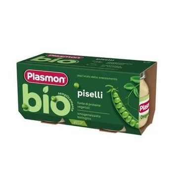 Plasmon Bio Пюре от грах за деца от 6-ия месец 2x80 грама