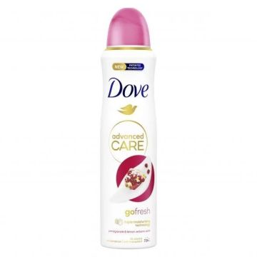 Dove Advanced Care Go Fresh Дезодорант за жени с аромат на нар, лимон и пъпеш, 72 часа х150 мл