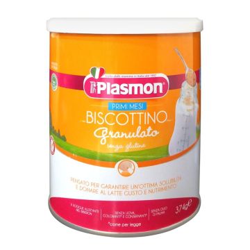 Plasmon Гранулирани бишкоти без глутен за деца над 4 месеца х374 грама