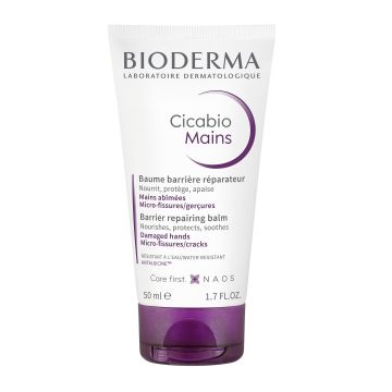 Bioderma Cicabio Възстановяващ балсам за ръце с ефект втора кожа x50 мл