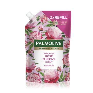 Palmolive Sensorial Escape Течен сапун за ръце с роза и божур х500 мл, пълнител