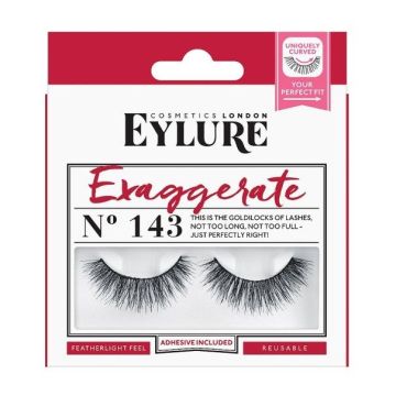 Eylure Exaggerate Комплект с изкуствени мигли и лепило, модел №143 х1 брой