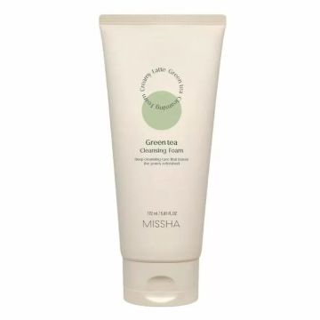 Missha Creamy Latte Почистваща пяна за лице със зелен чай x172 мл