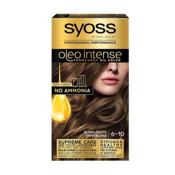 Syoss Oleo Intense Трайна Крем Боя за Коса без Амоняк 6-10 Тъмно Рус