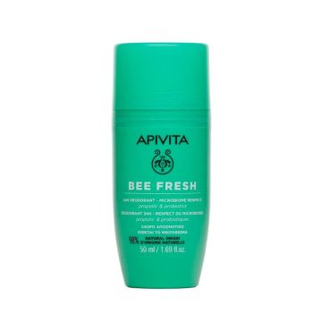 Apivita Bee Fresh 24h Рол-он дезодорант против изпотяване x50 мл