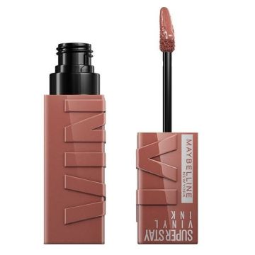 Maybelline SuperStay Vinyl Ink Течно червило за устни със сияен завършек, 120 Punchy