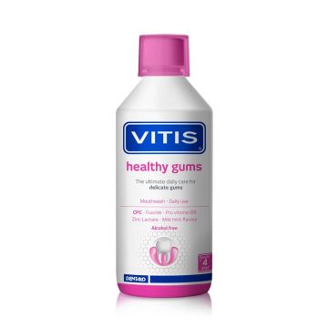 Vitis Healthy Gums Вода за уста при чувствителни венци x500 мл Dentaid