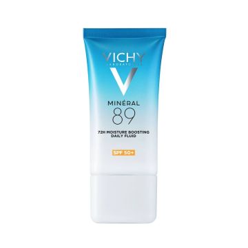 Vichy Mineral 89 Хидратиращ слънцезащитен флуид за лице SPF50+ x50 мл