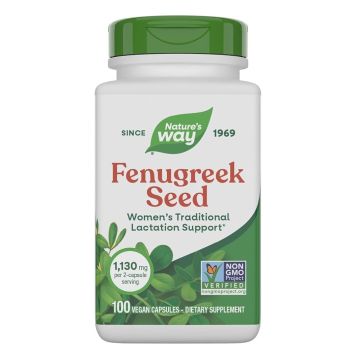 Fenugreek Сминдух за храносмилателната система 610мг х100 капсули Nature's Way