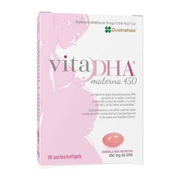 VitaDHA Materna 450 по време на бременност и кърмене х30 капсули