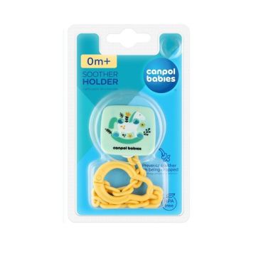 Canpol Babies Toys Клипс с верижка х1 брой, зелен