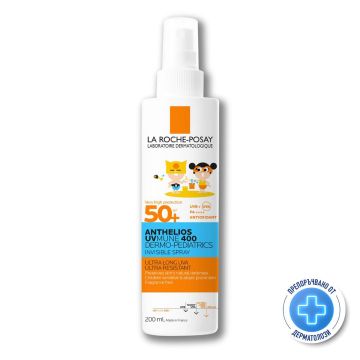 La Roche-Posay Anthelios Uvmune 400 Dermo-Pediatrics Невидим спрей за защита от слънце за деца x200 мл