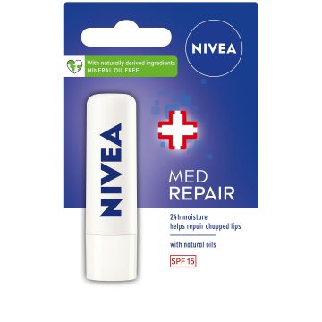Nivea Med Repair SPF15 Балсам за устни x4,8 грама