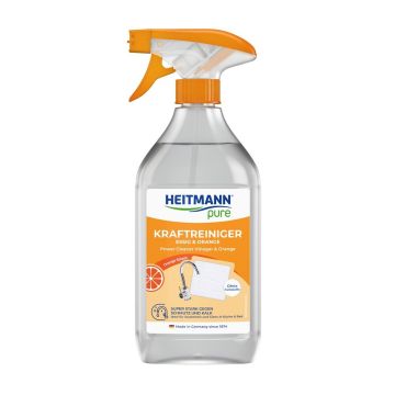 Heitmann Pure Power Препарат с оцет и портокал за почистване на баня и кухня x500 мл