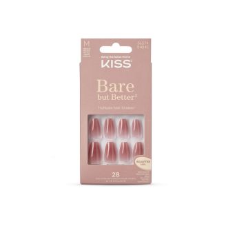 Kiss Bare But Better Изкуствени нокти х28 броя, размер Medium