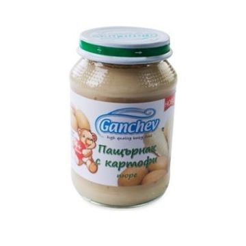 Ganchev Пюре пащърнак с картофи над 4 месечна възраст x190 грама