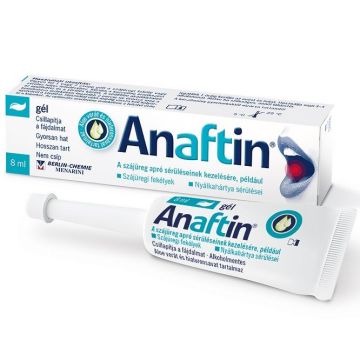 Anaftin gel Облекчаващ гел за ранички и афти х8 мл Berlin-Chemie