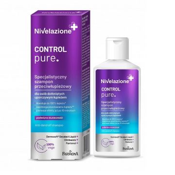 Farmona Nivelazione Control Pure Специализиран шампоан против пърхот при сърбящ, сух, раздразнен скалп и изтощена коса x100 мл
