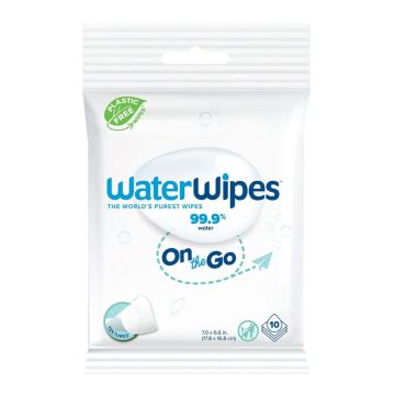 WaterWipes Бебешки мокри кърпи за чувствителна кожа х10 броя