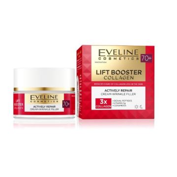 Eveline Lift Booster Collagen Крем-филър за лице 70+ x50 мл