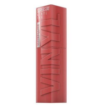 Maybelline SuperStay Vinyl Ink Течно червило за устни с гланцов завършек, 15 Peachy