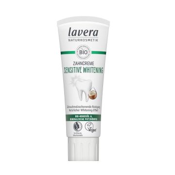 Lavera Sensitive Whitening Био избелваща паста за чувствителни зъби x75 мл