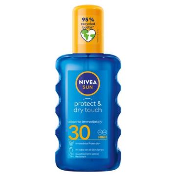Nivea Sun Protect & Dry Touch Слънцезащитен спрей за тяло SPF30 х200 мл
